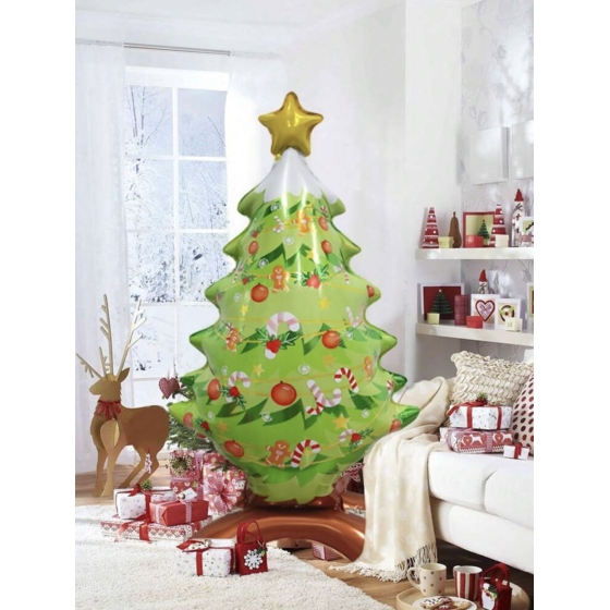Ballon gonflable sapin grand