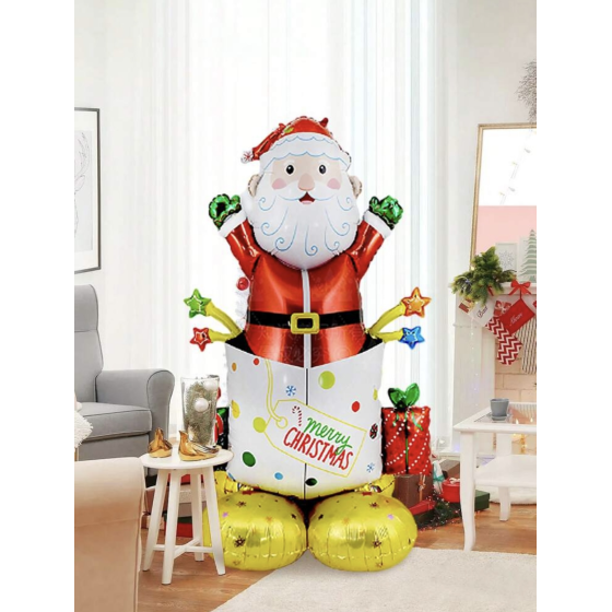 Ballon gonflable père noel grand