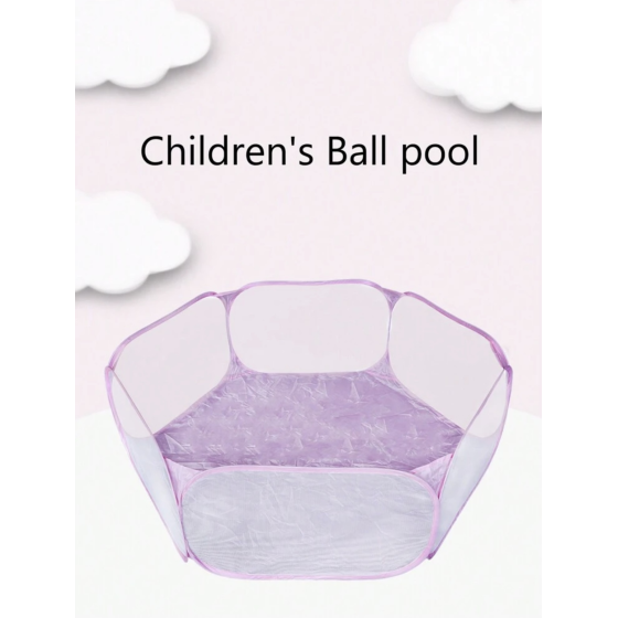 Parc balle enfant rose