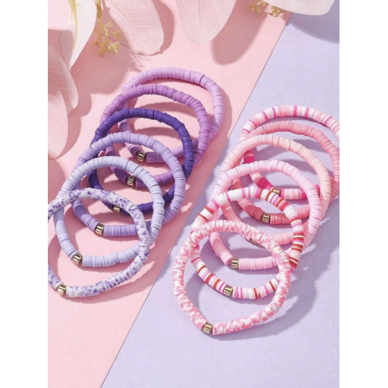 Bracelet mauve/rose