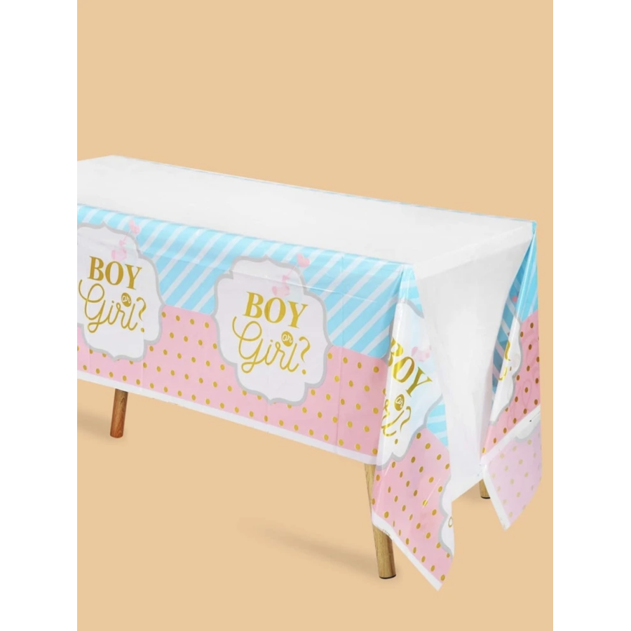 Nappe papier gender reveal