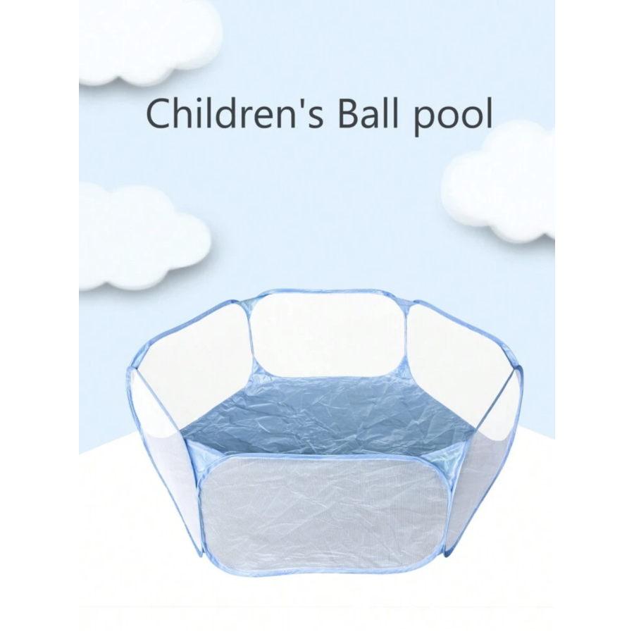 Parc balle enfant bleu