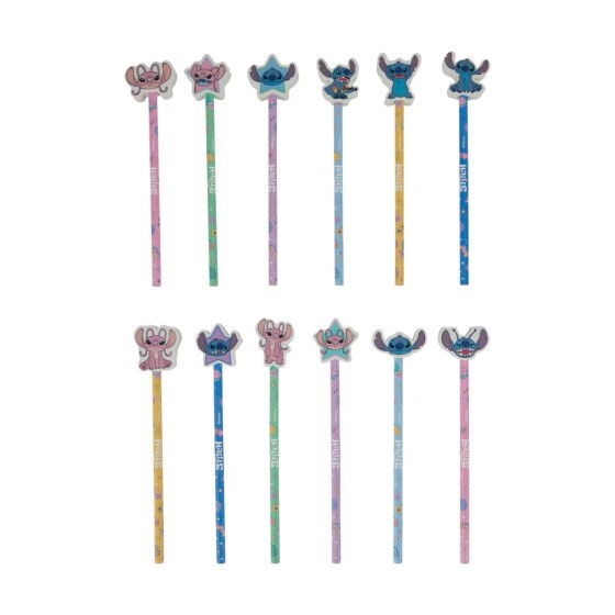 Lot crayon papier avec gomme x10