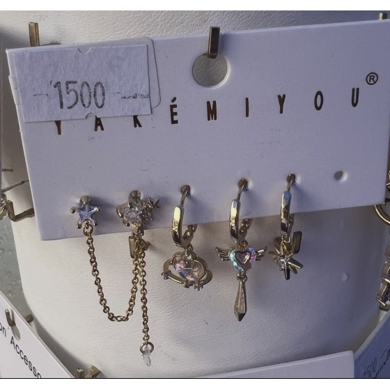 Plaquette boucle d’oreille