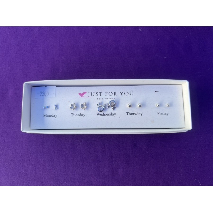 Boîte boucle d’oreille x5