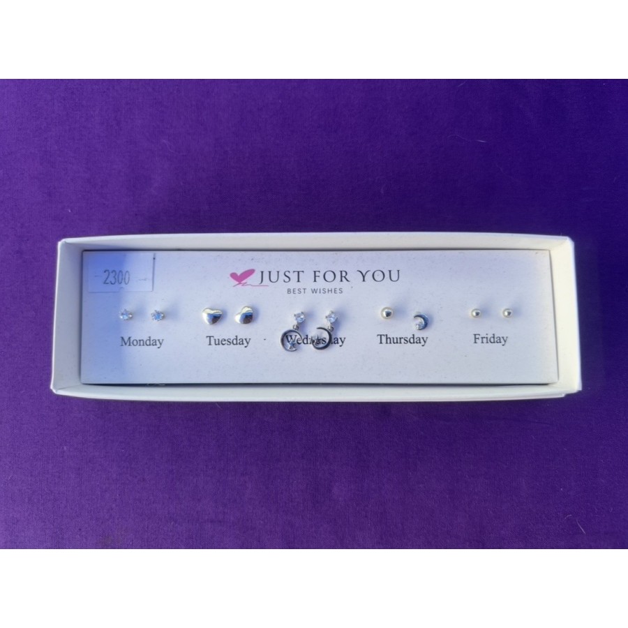 Boîte boucle d’oreille x5