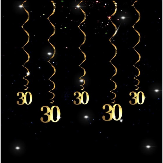 Lot guirlandes 30 ans