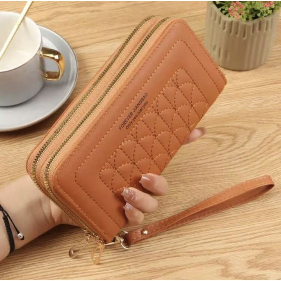 Porte monnaie double femme
