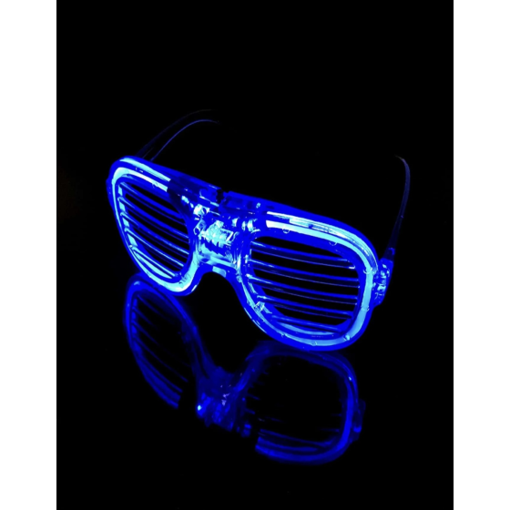 Lunette lumineuse bleu